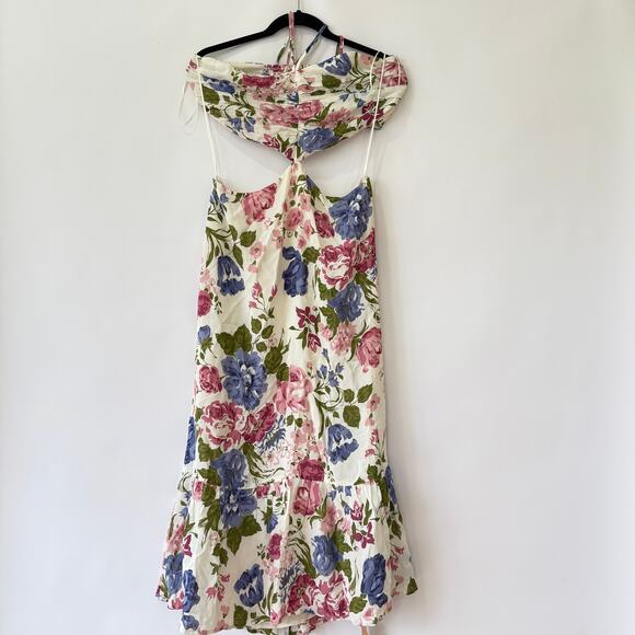 Reformation Womens Riya Dress Donna Multicolor Size 10 NWT - Picture 5 of 11